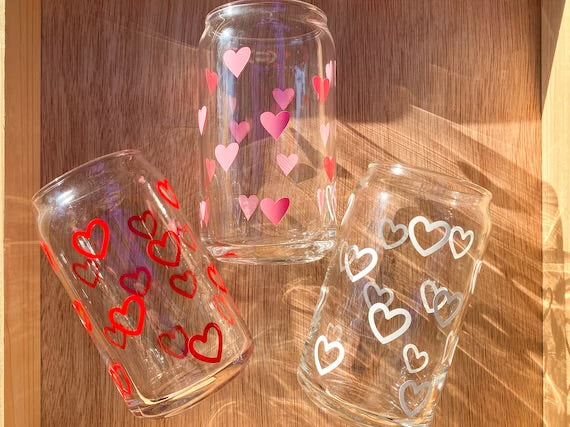 Personalized Custom ordered 16oz glass cups