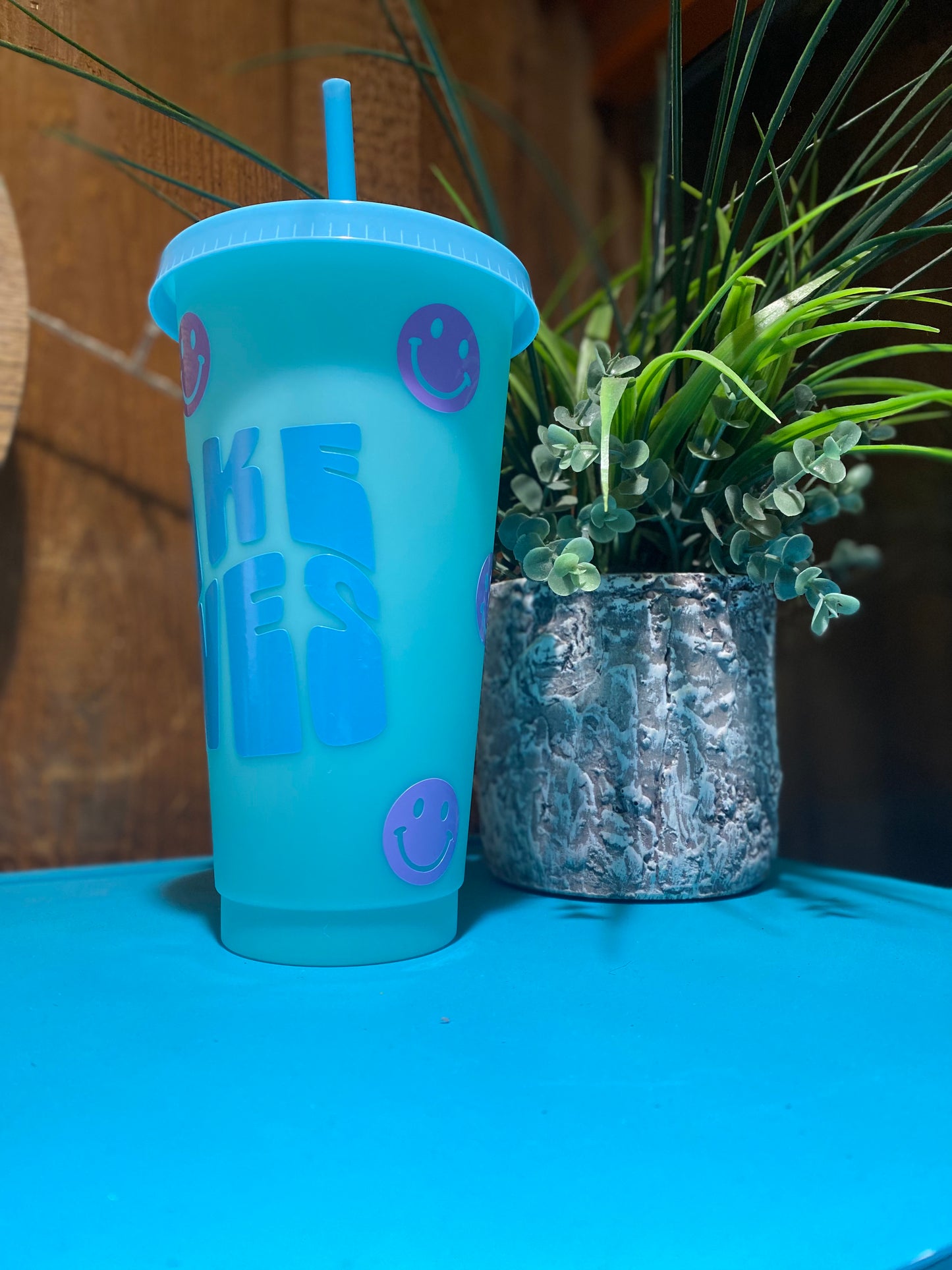 Personalized Custom made 24oz color changing cups